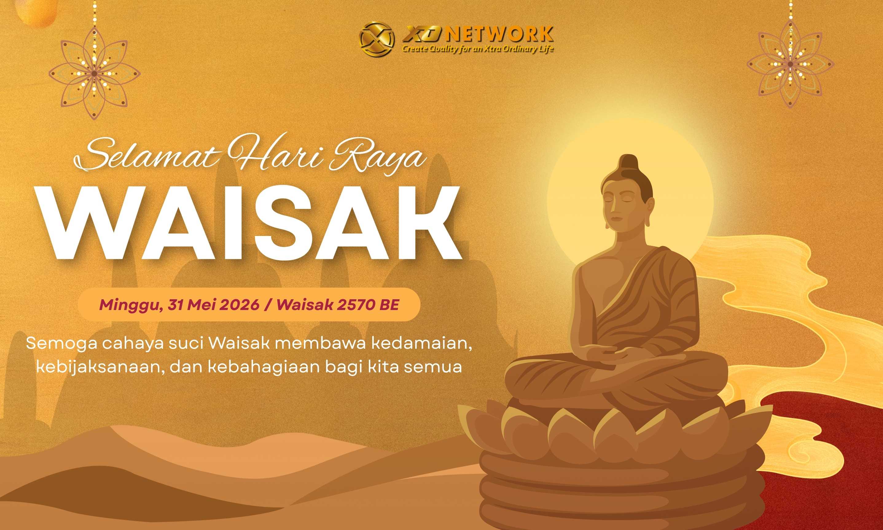 Selamat Hari Raya Waisak'})